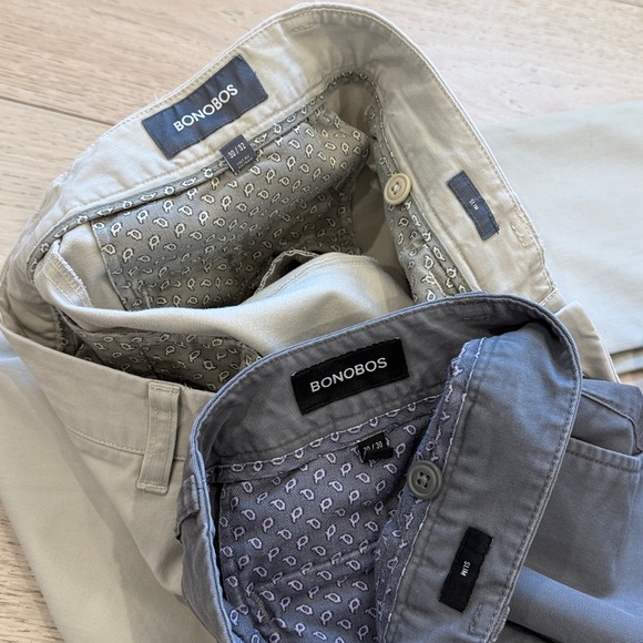 Bonobos Slim Fit Cotton Dress Pant Bundle in Size 30 - Picture 6 of 10